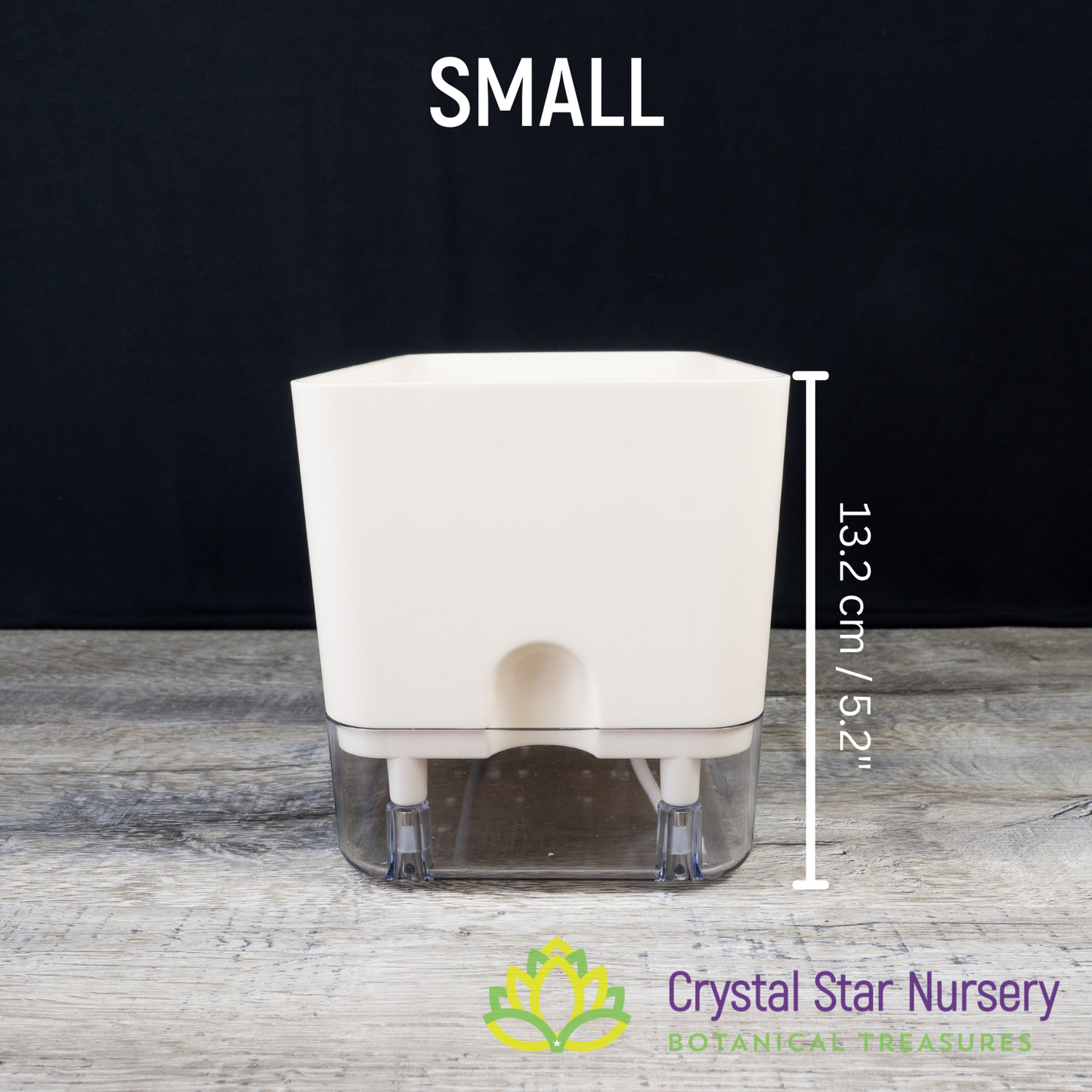Rectangular Self Watering Pot with Wick
