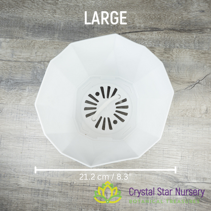 Geometric Self Watering Pot with Wick