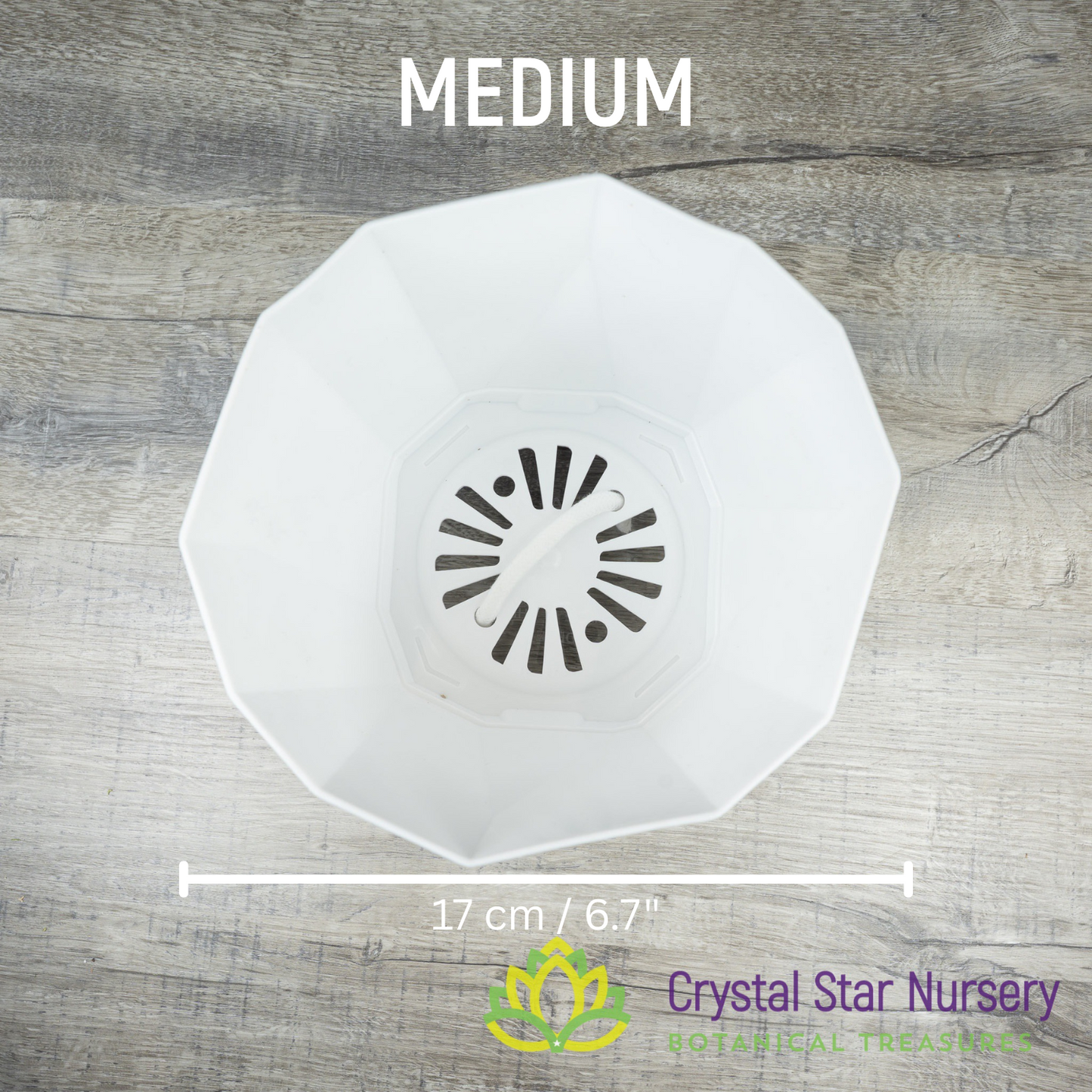 Geometric Self Watering Pot with Wick