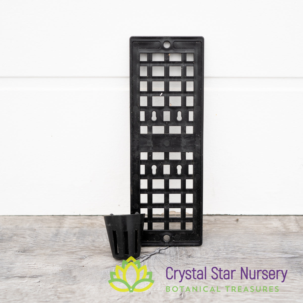 Black Plastic Mount with Basket