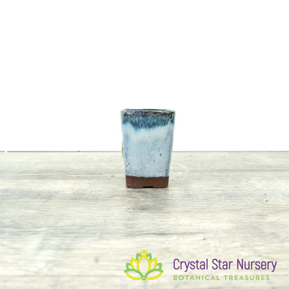 Tiny Clay Glazed Pot (F1)