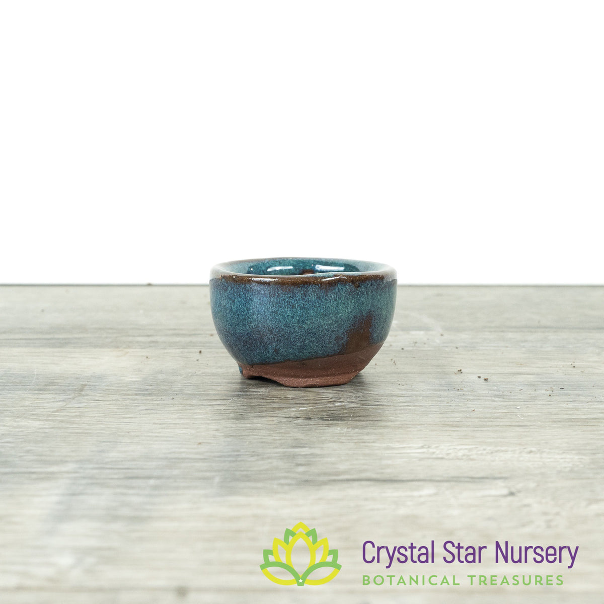 Tiny Clay Glazed Pot (F3)