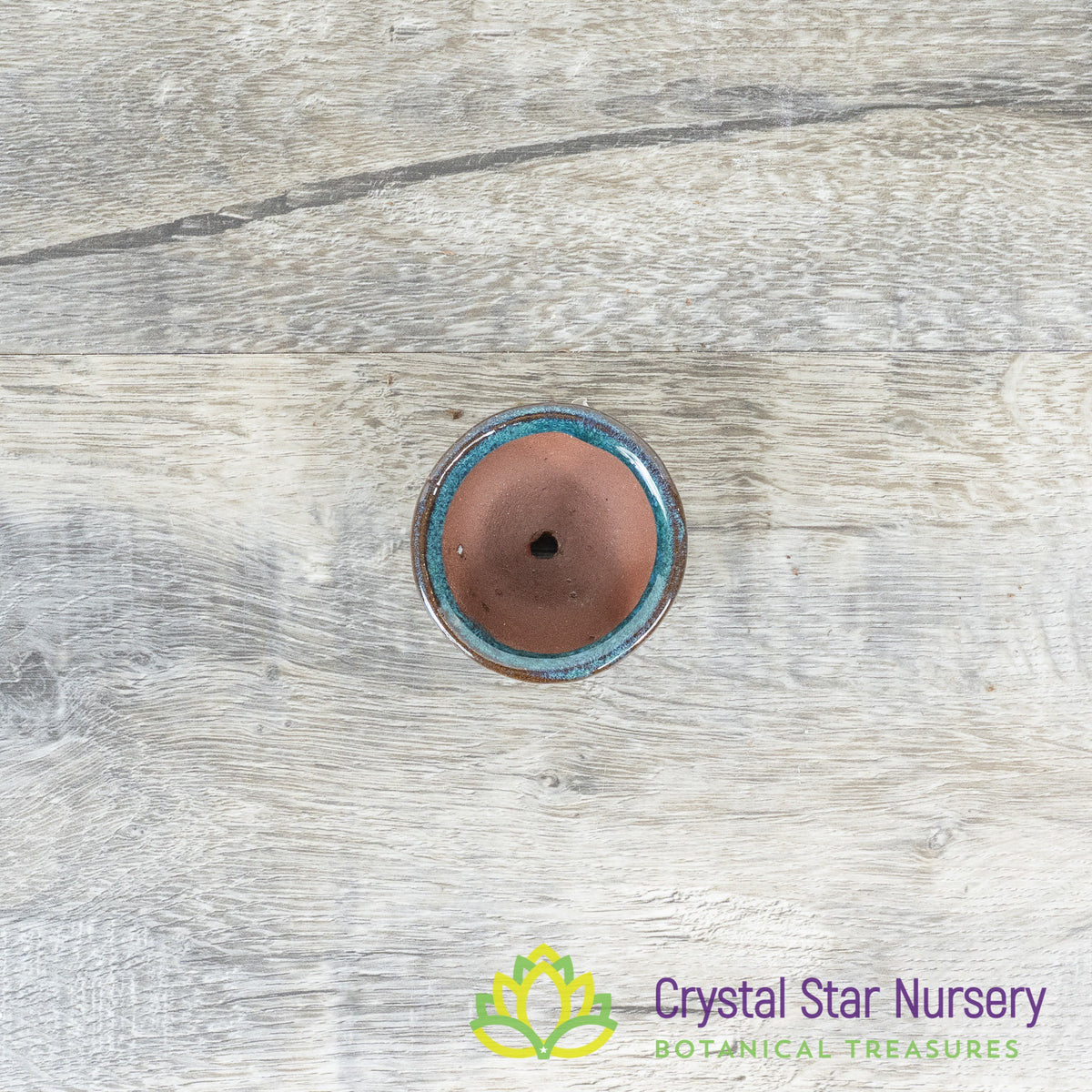 Tiny Clay Glazed Pot (F3)