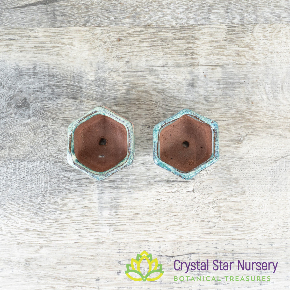 Tiny Clay Glazed Pot (F4)