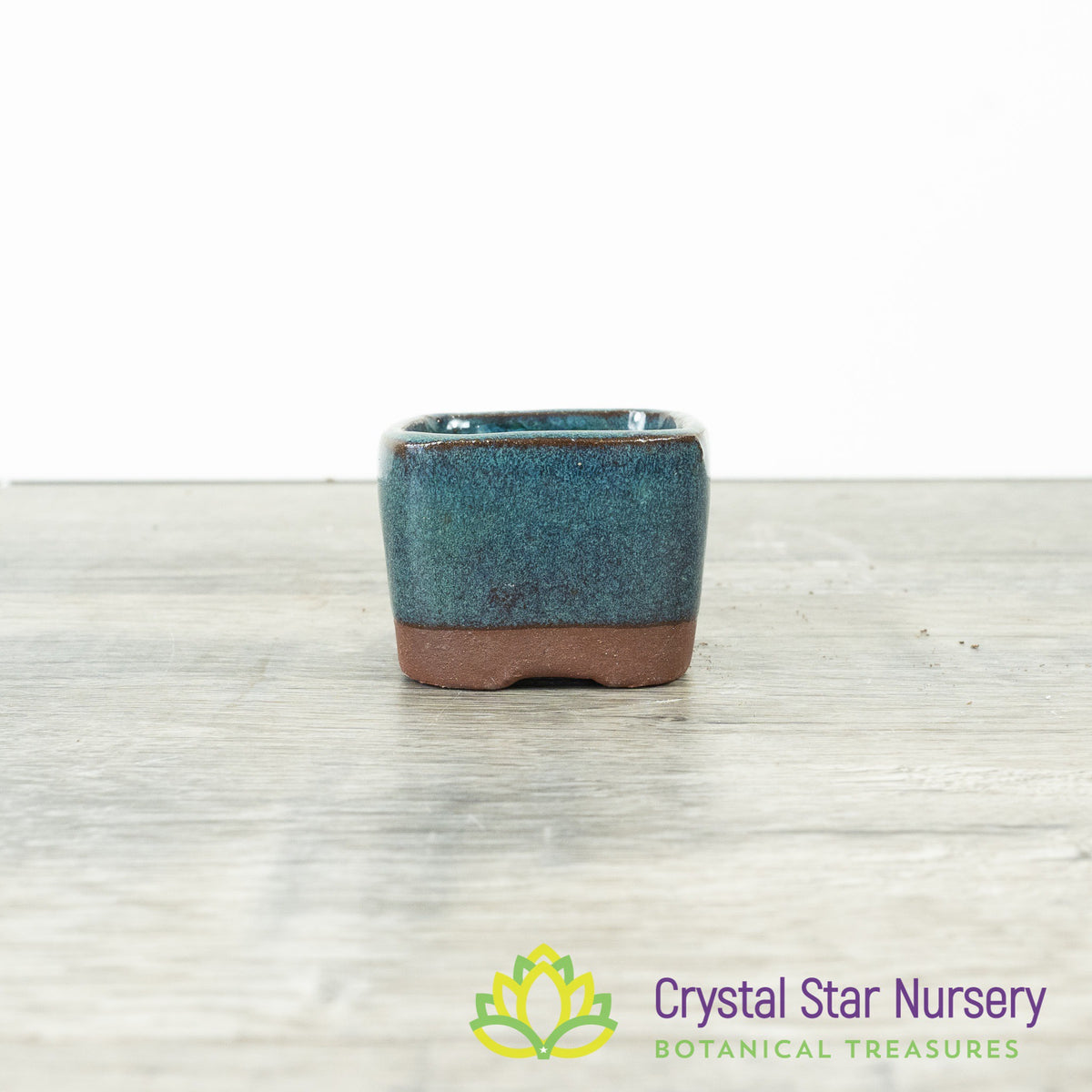 Tiny Clay Glazed Pot (F5L)