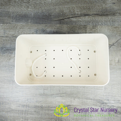 Rectangular Self Watering Pot with Wick