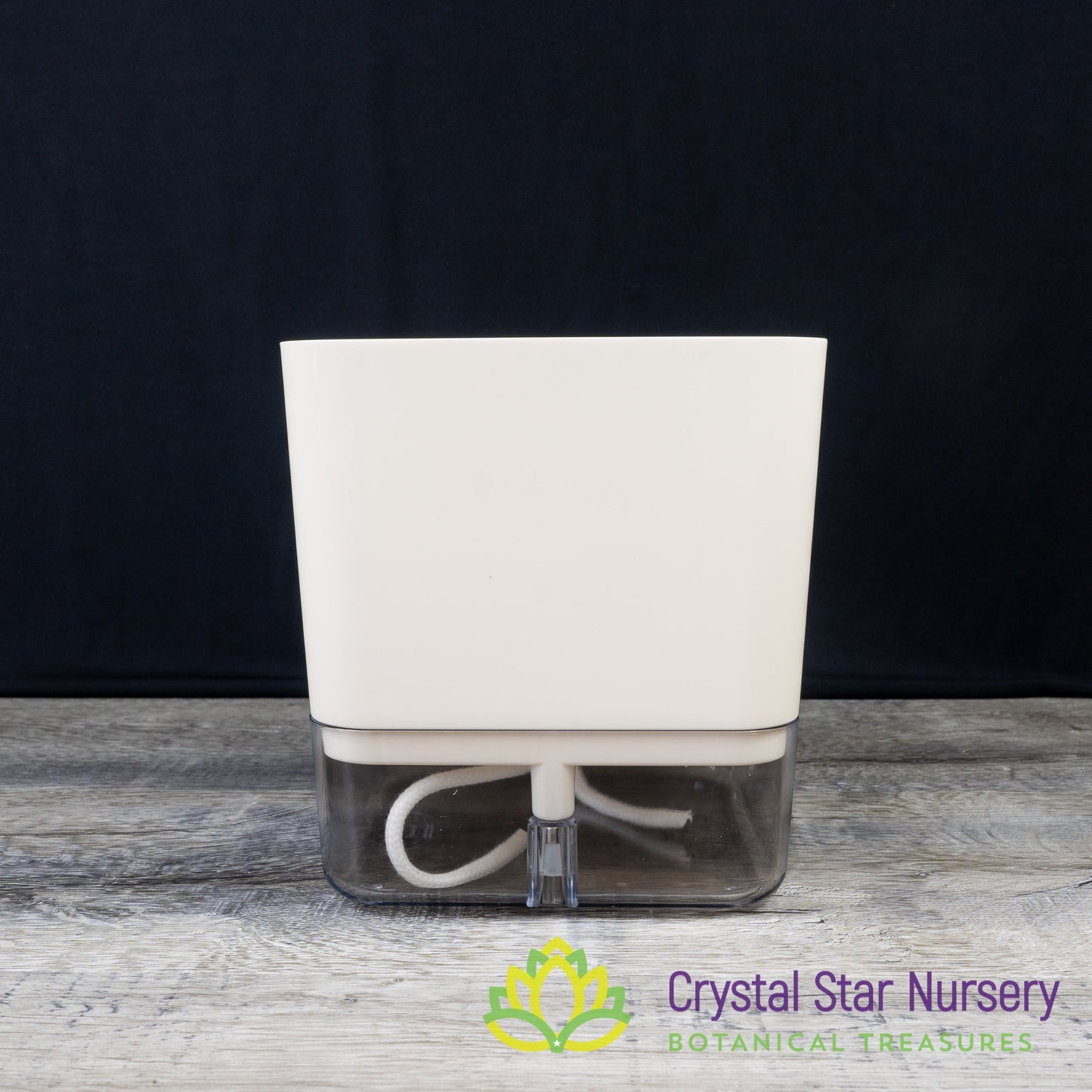 Square Self Watering Pot with Wick