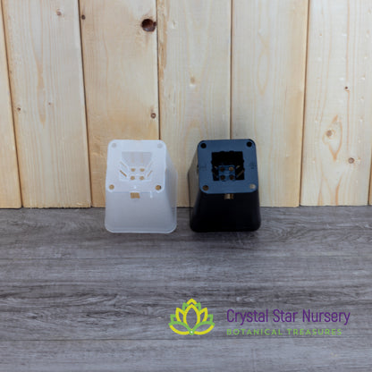Square Cone Bottom Plastic Pots