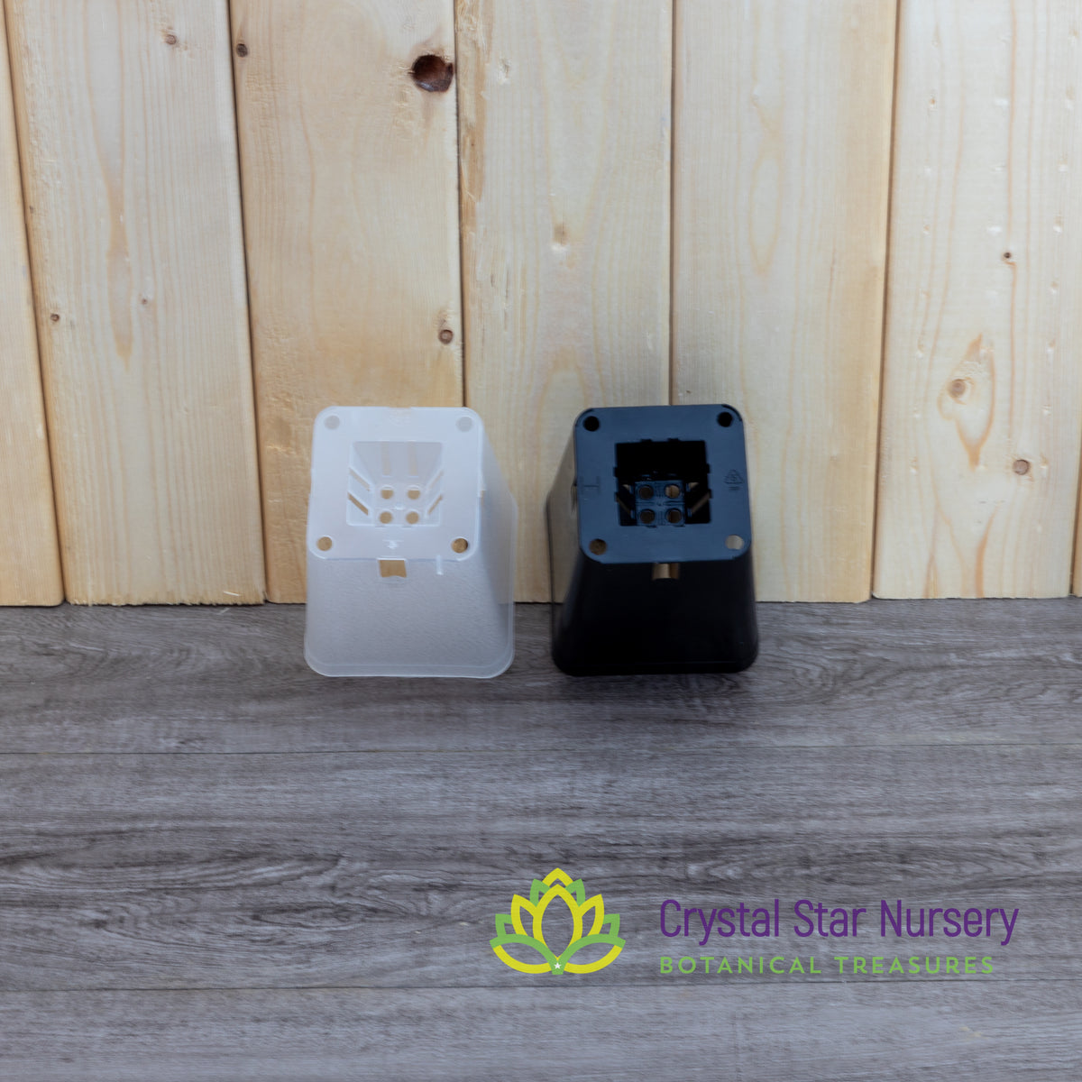 Square Cone Bottom Plastic Pots