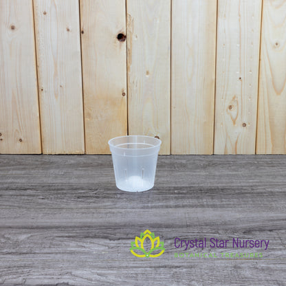 Round Clear Plastic Pots