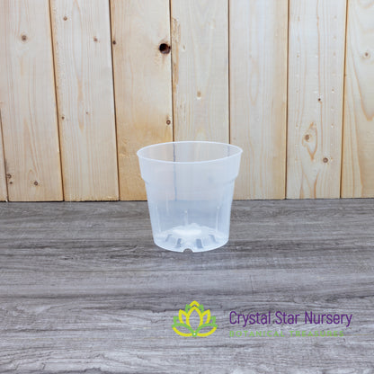 Round Clear Plastic Pots