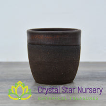 Round Glazed Lip Ceramic Pot
