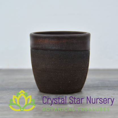 Round Glazed Lip Ceramic Pot