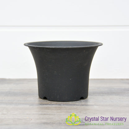 Short Round Hard Plastic Pot with Flare Top
